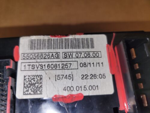 2009 2010 2011 DODGE RAM 1500 CLIMATE AC HEATER TEMPERATURE CONTROL UNIT - Picture 14 of 15