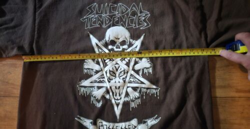 Suicidal Tendencies Possessed Pentagram CYCO Punk Band T-Shirt Braun Medium - Bild 4 von 4