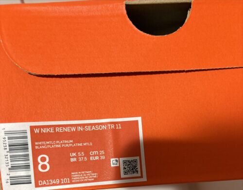 Scarpe da ginnastica Nike da donna Renew in-Season Tr 11 running sneakers taglia 8 - Foto 12 di 12