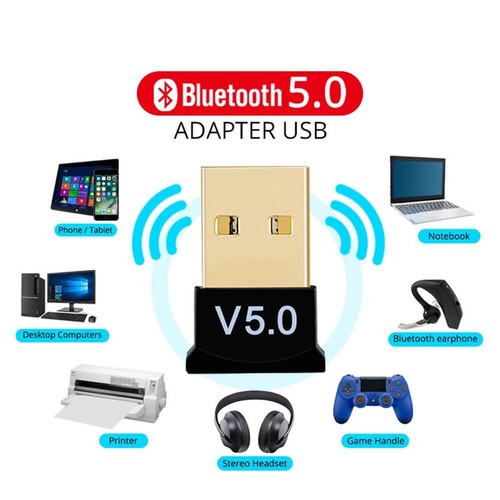 Mini USB Bluetooth Adapter Donlge CSR Receiver Windows 10/8/7/XP 5.0 4.0 2.0 - Picture 2 of 8