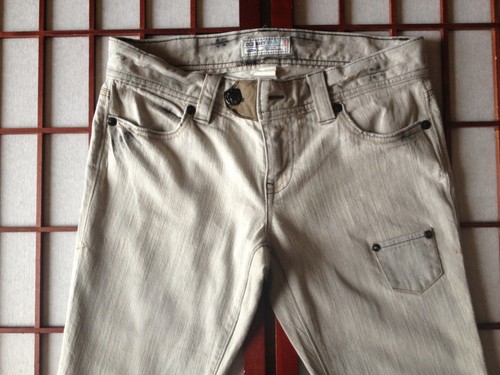 Old Navy Gray Strght Fringed Hem Jean Womens Apparel Waist Sze 32 Ins 32 Garment - Picture 2 of 8