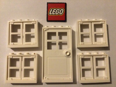LEGO Door 1x4x3 and 4 Windows 1x4x3 - Choose Colours 60623 FREE