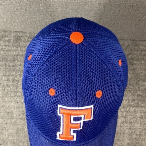 Gorra ajustada Florida Gators para hombre talla única azul naranja jersey malla gorra con licencia TOW Foto 4 de 4