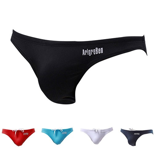 Men Sexy Low Waist Swim Briefs Swimming Pants Bikini Beach Shorts Quick Dry - Picture 9 of 31