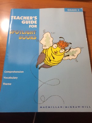 Teacher's Guide For Spotlight Books Grade 3...RARE...PB