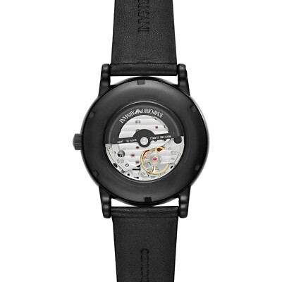 Men's Emporio Armani Mechanical Automatic Miyota Leather Men's Emporio Armani Mechanical Automatic Miyota Leather