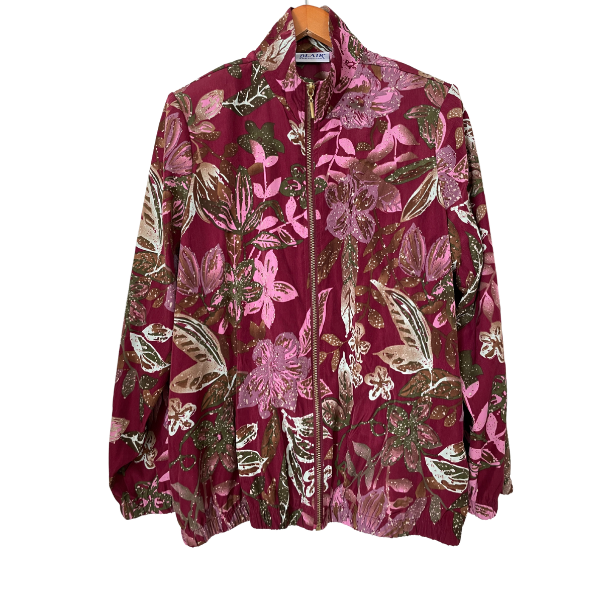 Blair 80s Tracksuit Jacket with Flowers Pattern | eBay Blair 80s Tracksuit Jacket with Flowers Pattern | eBay