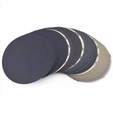 60x 6 in Hook Loop Sanding Discs Wet Dry Sandpaper 800 1000 1200 1500 3000 Grit