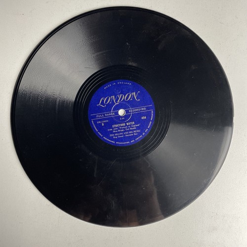 10" 78 RPM-Ted Heath-Night Train to Scotland/Stratford Water/London 454 - Picture 4 of 4
