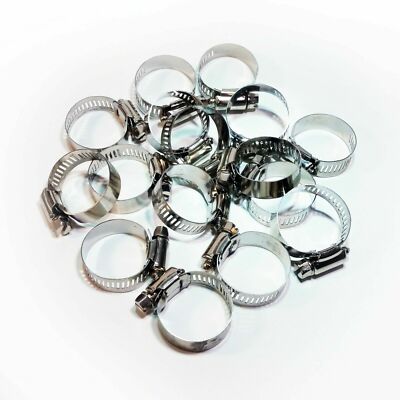 ALL SIZE Adjustable Hose Clamps Worm Gear Stainless Steel, LIFE TIME WARRANTY 