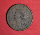 1816- Head Large One Cent Coin #P28398