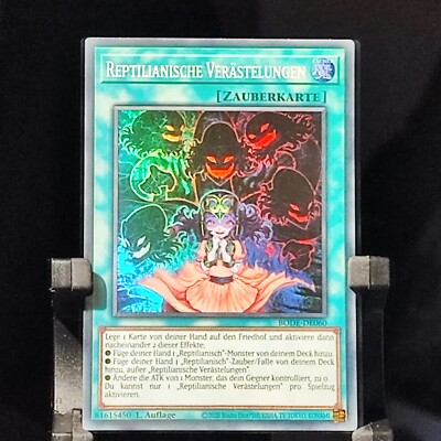 YUGIOH! Reptilianische Verästelungen BODE-DE060 Super Rare NM 1.Auflage. 