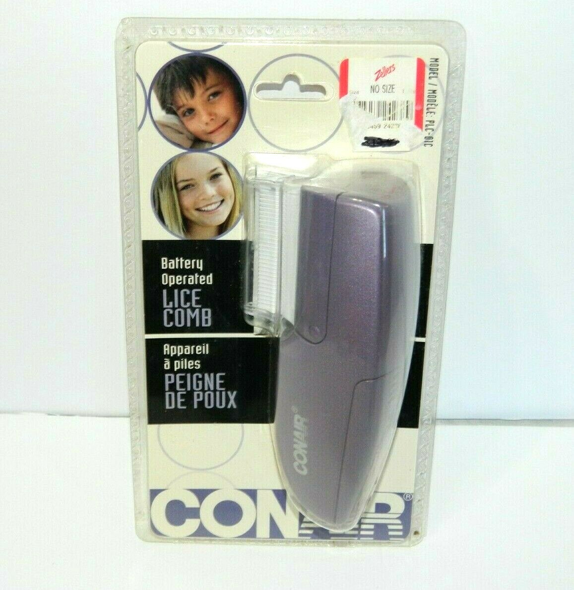 Conair Battery Operated LICE COMB portable NEW SEALED PACKAGE Retired