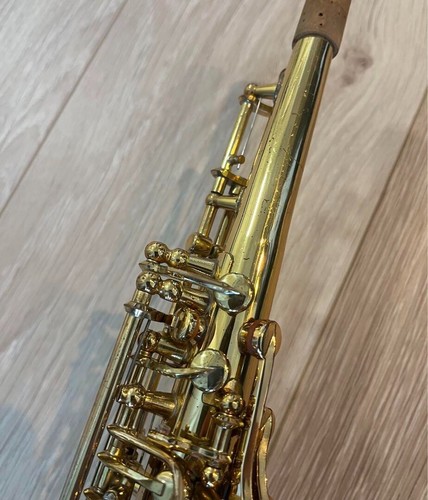 Yamaha YSS-62 Soprano Saxophone Purple Logo - Picture 10 of 12