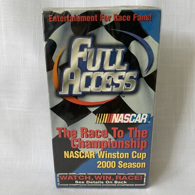 Full Access  The Race To The Championship 2000 Nascar Winston Cup VHS NEW