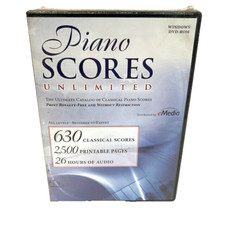 eMedia Piano Scores Unlimited DVD-ROM PC