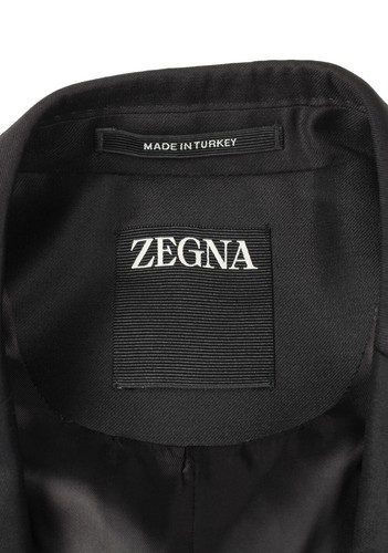ZEGNA Signature Tailored Black Suit Size 52S IT / 42S U.S. New With Tags - Picture 6 of 7