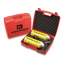 Kit per brasatura con bombole propano e saldatore KEMPER 1062EKIT in valigia
