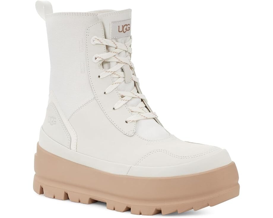 UGG® Women's The Lug Boot Sneakers in Bright White $140