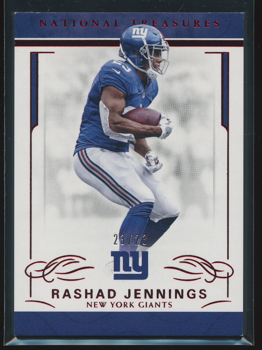 Rashad Jennings 2016 National Treasures Jersey Number 23 23