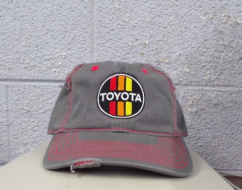 TOYOTA Vintage 1970's Logo Adjustable Embroidered Ball Cap Hat New - Picture 4 of 43
