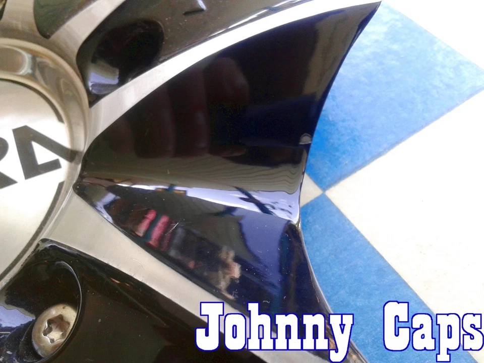 Ruedas ANTERA [62] Tapas centrales NEGRAS/PLATEADAS # A-385 Tapa central de rueda personalizada (1)  Foto 4 de 4