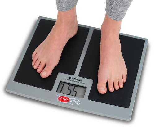 NEW Detecto SlimTalk XL Talking Scale Digital Low Profile Extra Wide Scale - Picture 3 of 4