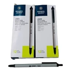 24 Pens Business Source Black Ink Retractable Ballpoint Pens Medium Point
