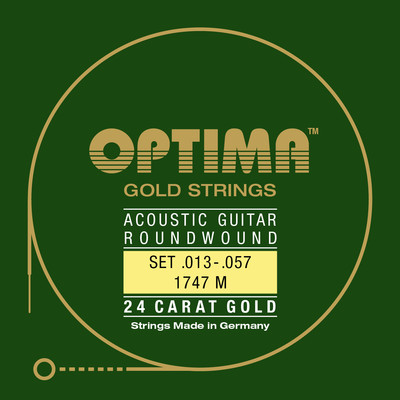 Optima 24K Gold Acoustic Strings 13-57 1747M