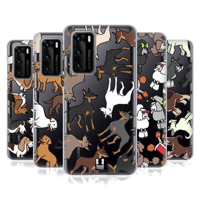 HEAD CASE DESIGNS DOG BREED PATTERNS 2 SOFT GEL CASE FOR HUAWEI PHONES 4