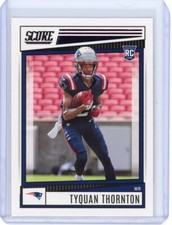 2022 SCORE RC TYQUAN THORTON ROOKIE #388 PATRIOTS CLEMSON TIGERS MINT