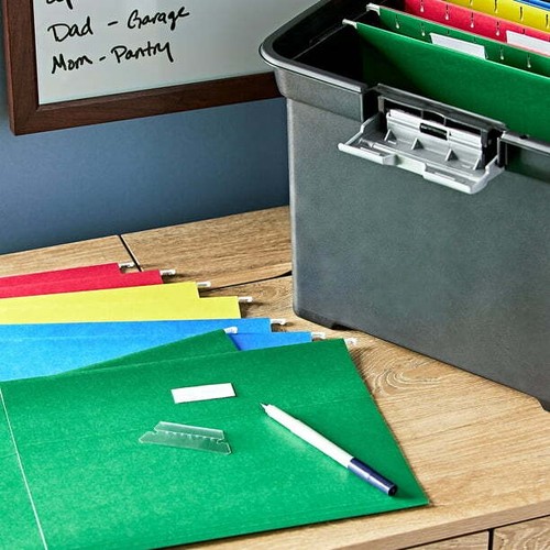 Pen+Gear Letter Size Hanging File Folders, Assorted Colors, 25 Count - Picture 2 of 4