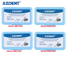 Dental 1st Molar Roth/MBT 0.022 Buccal Tube Bondable Monoblock Non-Conv Single