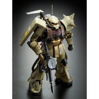 RG MS-06F ZAKU MINELAYER　アクションベース付き RG 1/144 MS-06F ZAKU MINELAYER Premium Bandai RE-Production JUNE