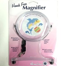 Hemline Hands Free Magnifier - 4-1/2 Wide Sew...
