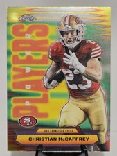 Topps Chrome 2025 Power Players Christian McCaffrey #PP-15 San Francisco 49ers