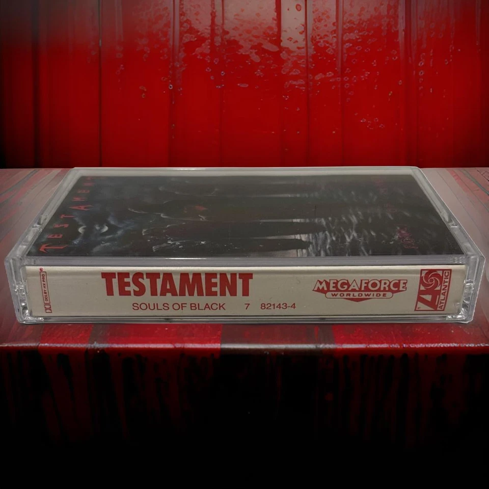 •TESTAMENT - SOULS OF BLACK• ~1990 OG PRESSING~ (CASSETTE TAPE) - Image 4 of 4