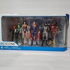 2017 DC Icons MISB Justice League Rebirth 7 6" Figure Set DC Collectibles