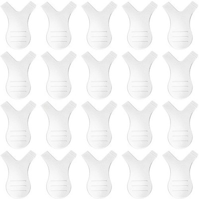 Leinuosen 20 Pack Y Lash Lift Tool Y Shape 20 Count (Pack of 1), Clear