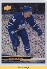 2024-25 Upper Deck Series 2 Rainbow Speckled Foil Bobby McMann #416 READ q2c