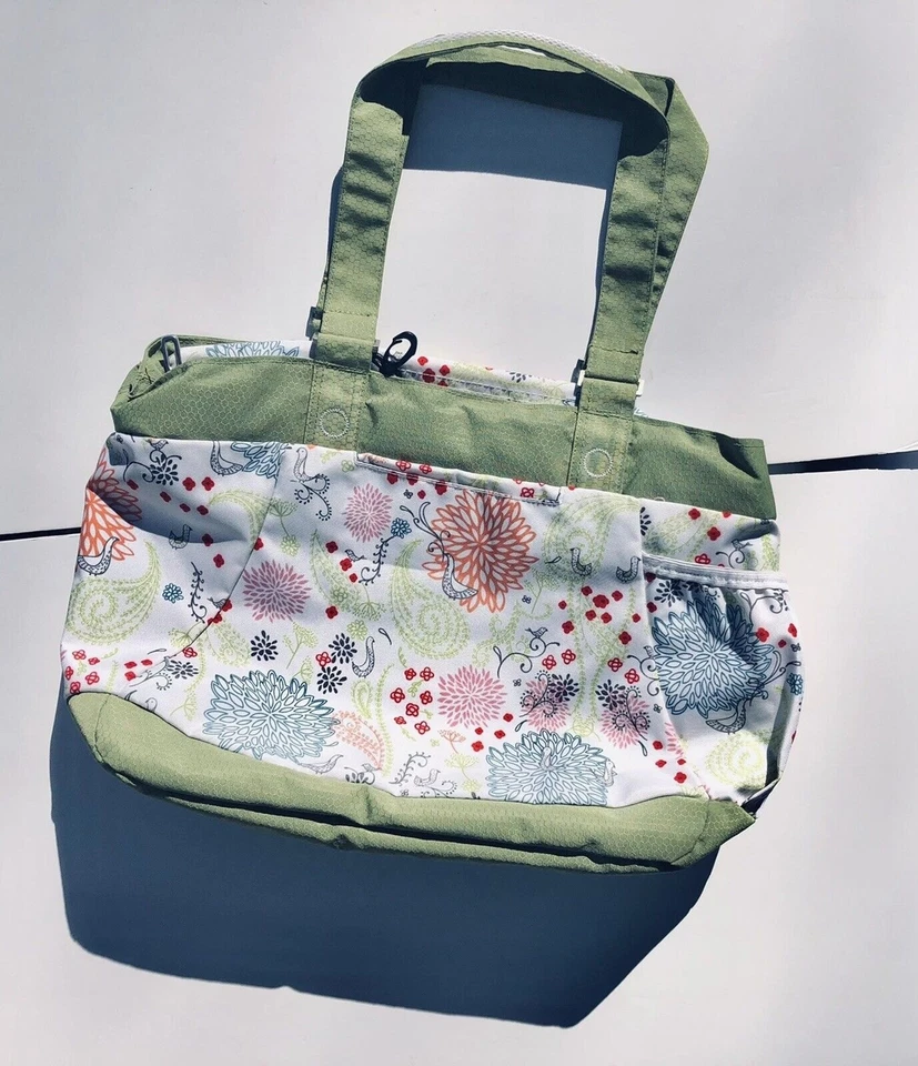 Bolso High Sierra Pañal Grande Ligero Cierra al Hombro con Cremallera Verde Foto 2 de 4