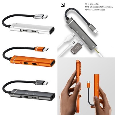 Basic Type C To 3 5mm Earphone Port For Voice Recording And Fast Energy