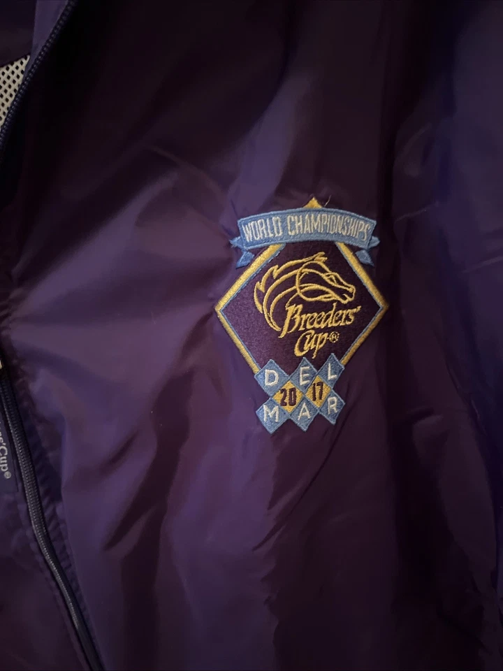 Chaqueta púrpura Breeders Cup 2017 Del Mar  Foto 2 de 4