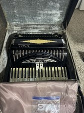 TITANO Accordion Black Dandy model 17" Accordian Very Good lightly used cond.