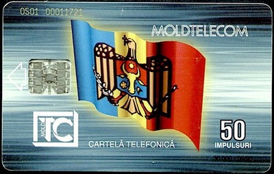 MOLDAWIEN - 50u Telekarte - SC7 Chip