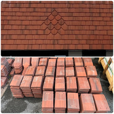 Circa 15m2 625 Rosemary Sandtoft Clay Reclaimed Roof Tile with Pattern Doncaster