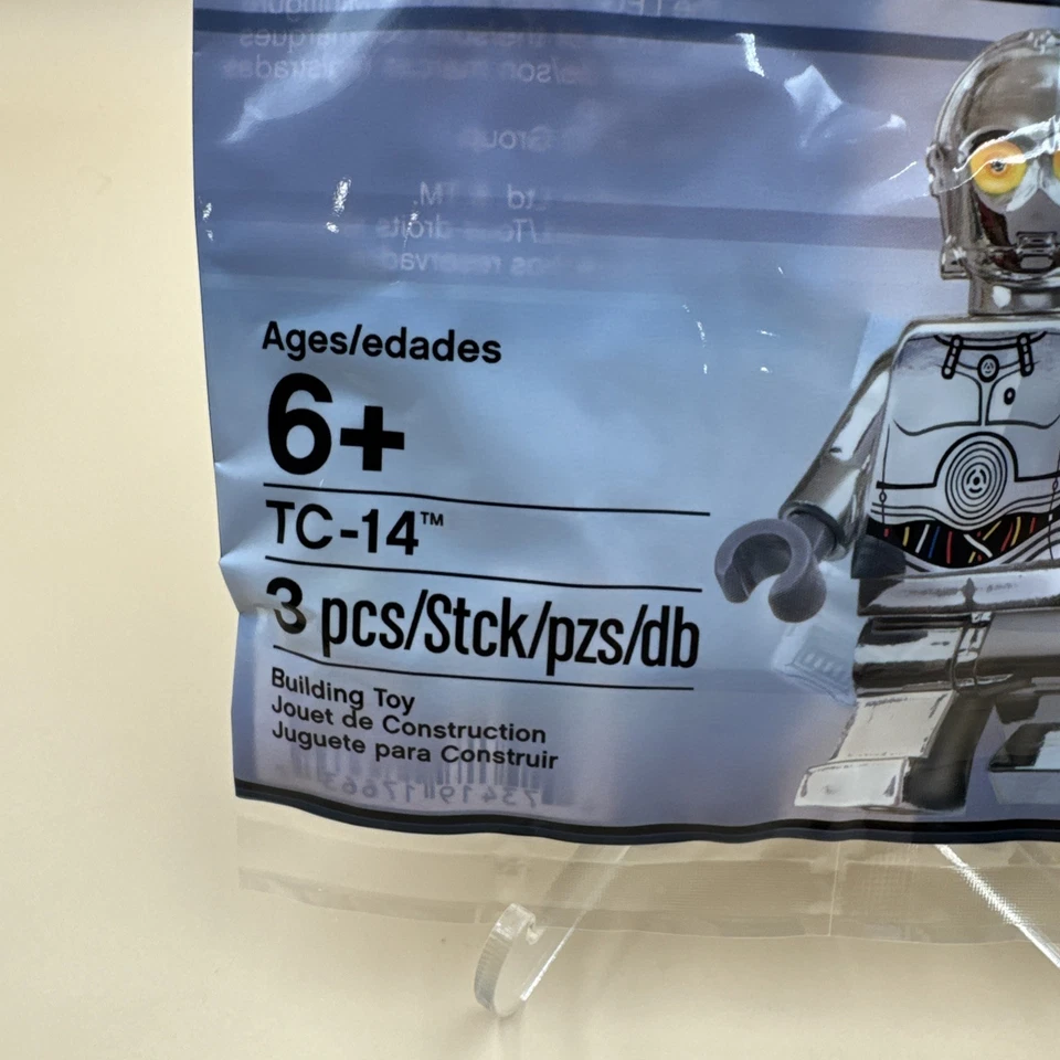 LEGO Star Wars: TC-14 Polybag (5000063) - New Sealed Chrome Protocol Droid Rare - Image 3 of 4
