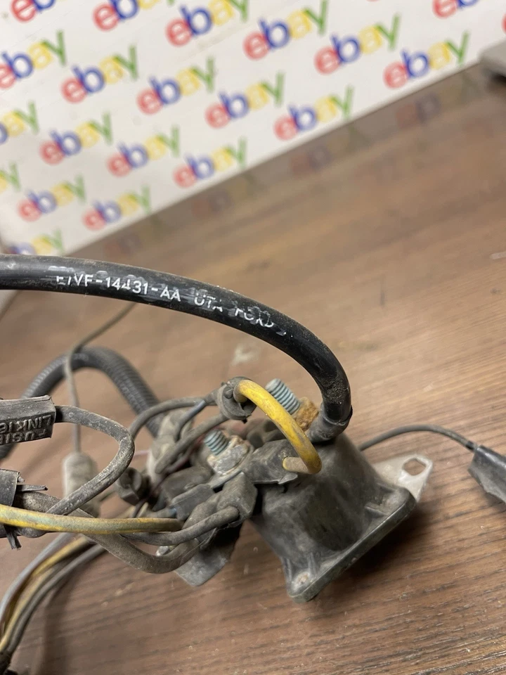 Lincoln Town Car 1988 solenoide de arranque con cables cables cables E79F-11450-AA Foto 4 de 4