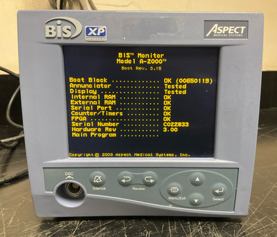 Aspect Medical Refurbished A-2000 Bis-XP Monitor | No Power Supply