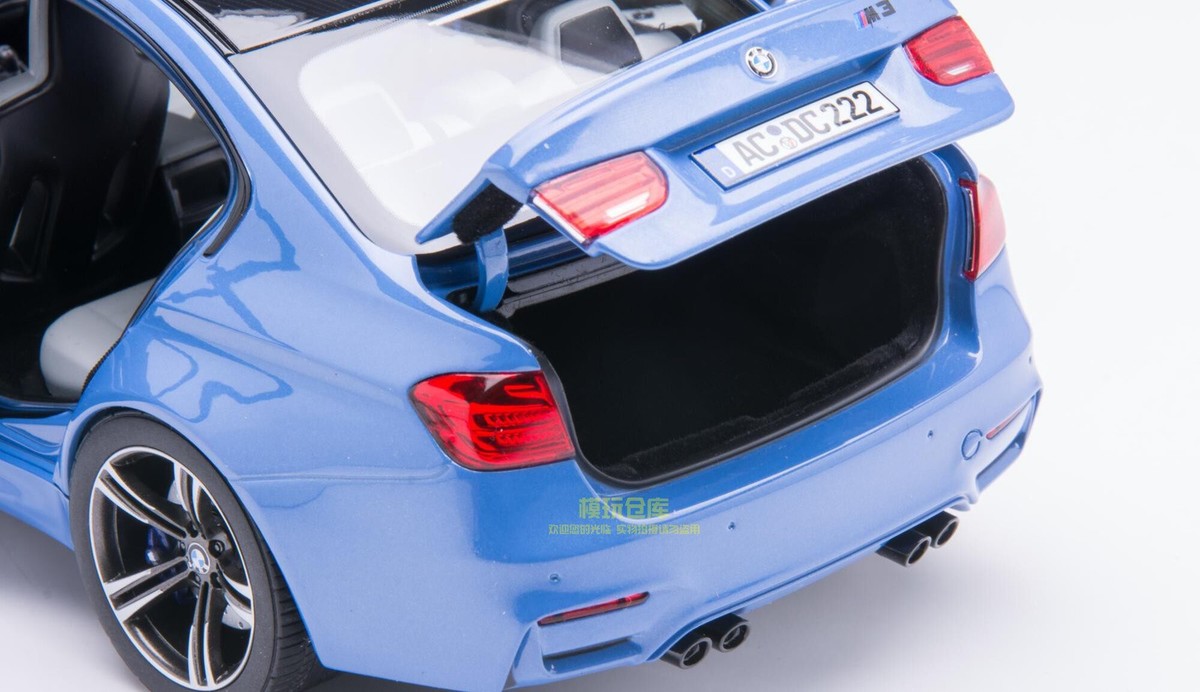 1:18 NOREV BMW BMW M3 F80 Abu Dhabi Blue car model | eBay